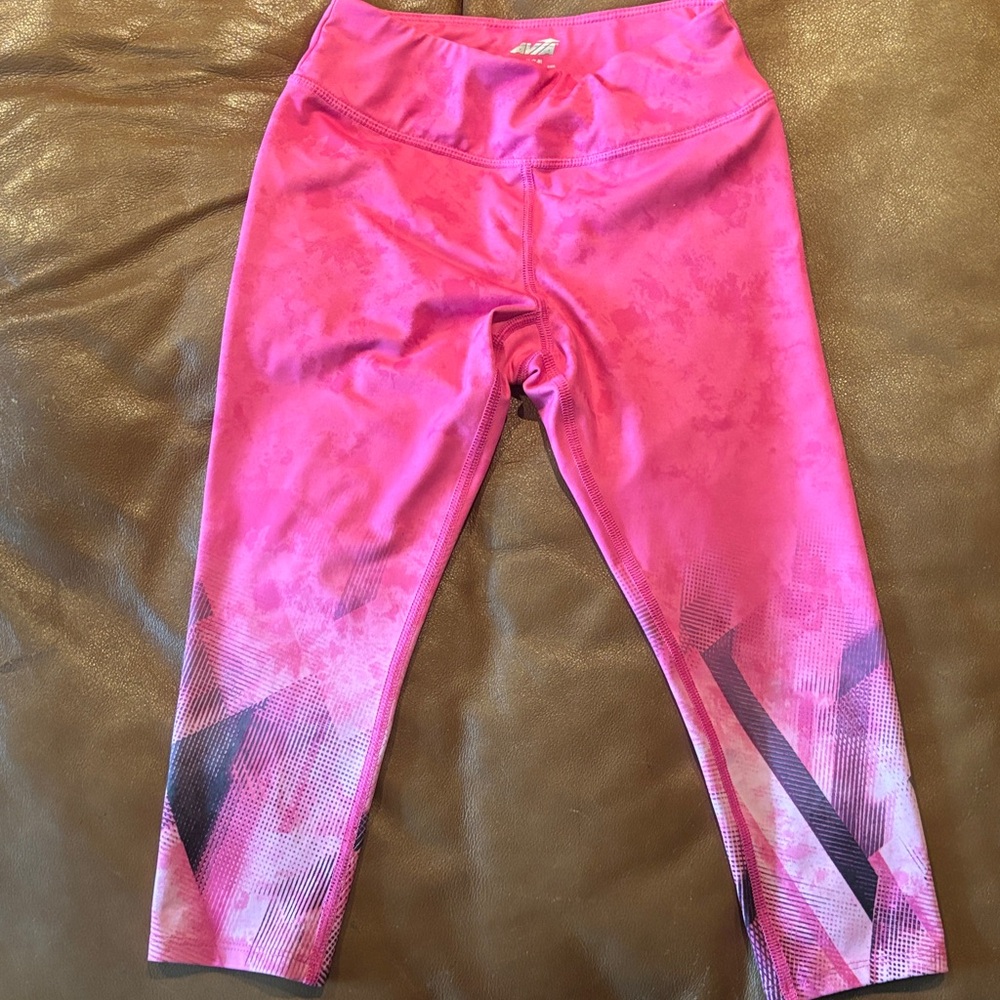 Girls' Capri Leggings - Hot Pink and Teal Pattern and 4 other items in the lot